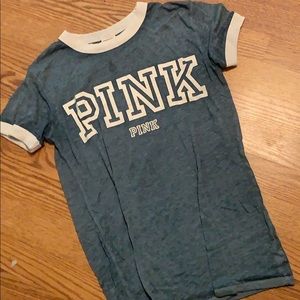 Blue Victoria’s Secret PINK small tee shirt